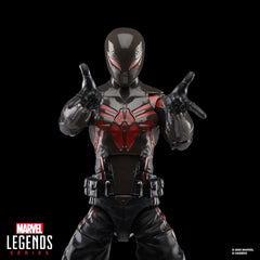Spider-Man Marvel Legends Series Gamerverse Miles Morales Brooklyn 2099 Suit, 2 Video Game -Inspired Collectible 6 Inch Action Figure