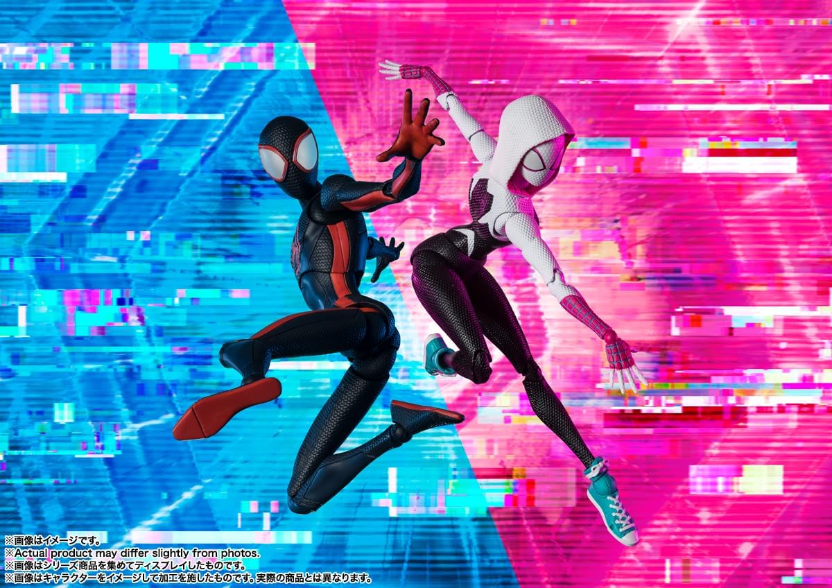 TAMASHII NATIONS - Spider-Man: Across The Spider-Verse - Spider-Gwen (Spider-Man: Across The Spider-Verse), Bandai Spirits S.H.Figuarts Action Figure