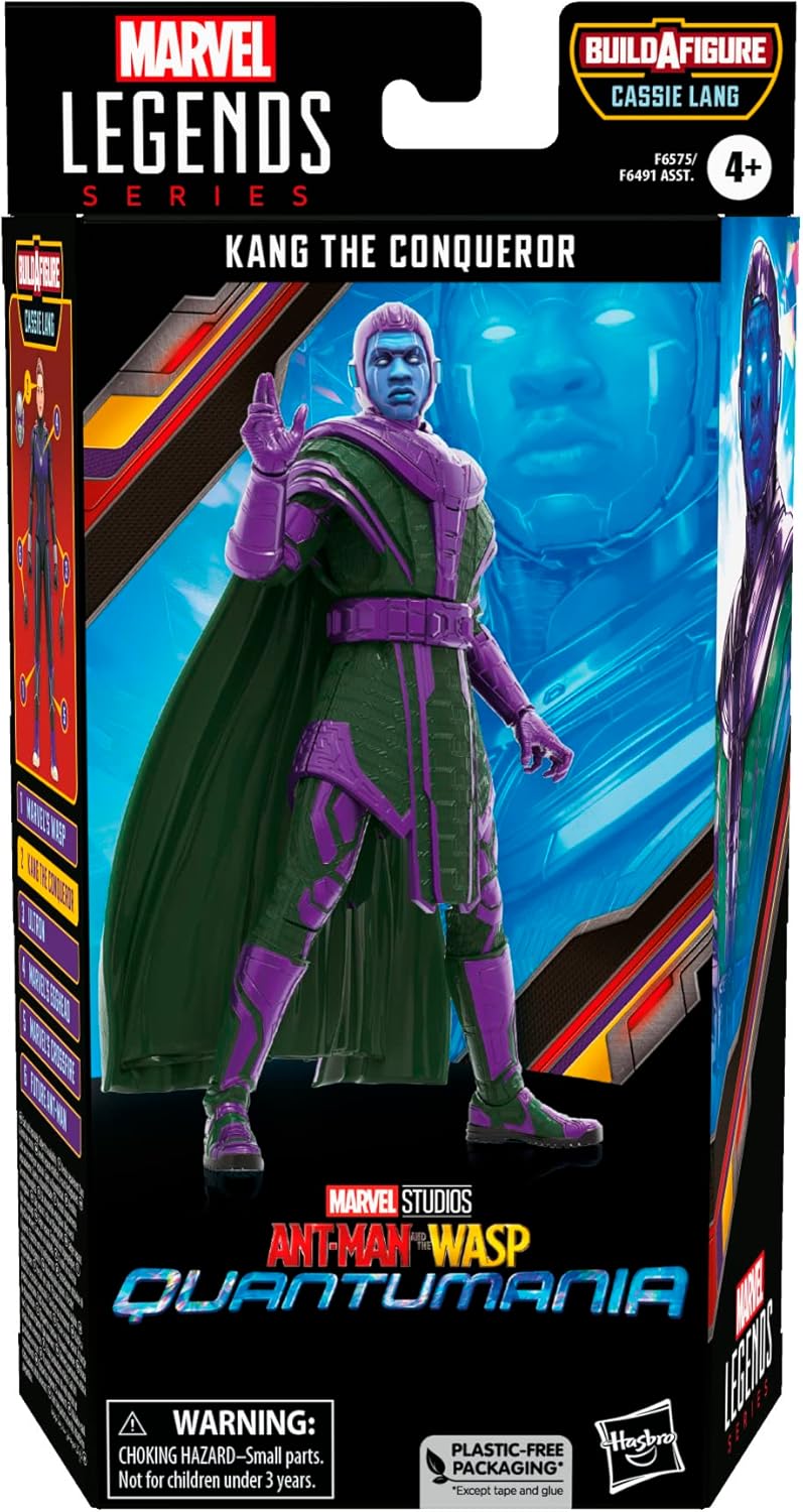 Marvel Legends Series Kang The Conqueror, Ant-Man & The Wasp: Quantumania Collectible 6-Inch Action Figures, Ages 4 and Up