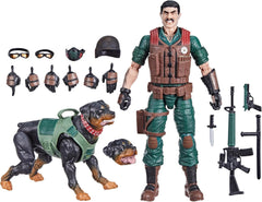 G.I. Joe Classified Series Mutt & Junkyard, Collectible 6-Inch Action Figure & Pet with 16 Accessories
