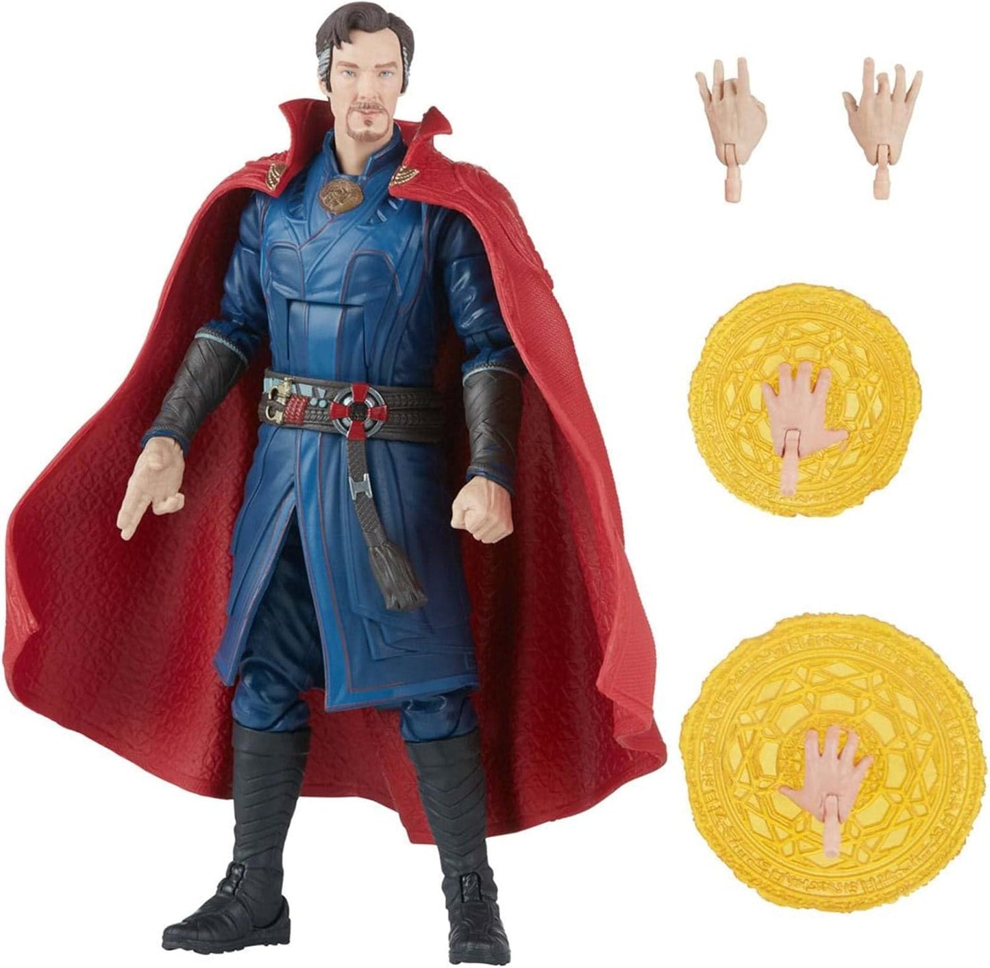 Marvel Legends Series Doctor Strange in The Multiverse of Madness 6-inch Collectible Doctor Strange Cinematic Universe Action Figure Toy,4 Accessories