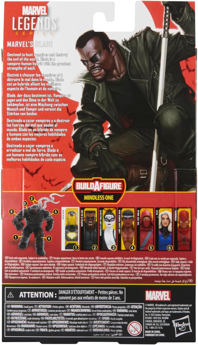 Marvel Hasbro Legends Series Blade, Knights Collectible Comics 6 Inch Action Figures, Legends Action Figures