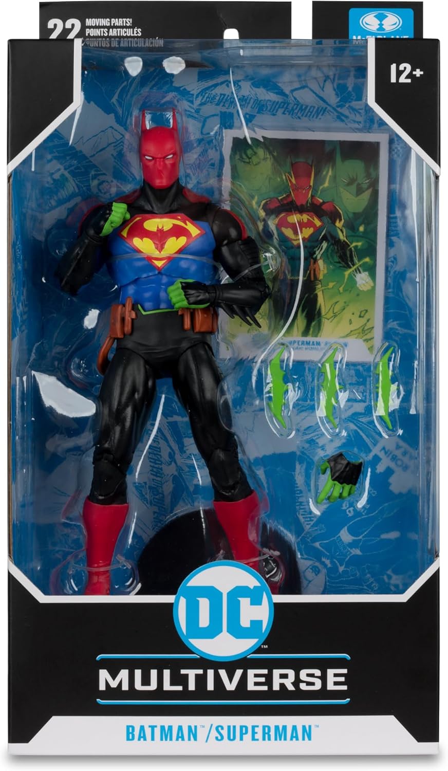 McFarlane Toys - DC Multiverse Batman/Superman Fusion (Batman/Superman: World's Finest) 7in Action Figure