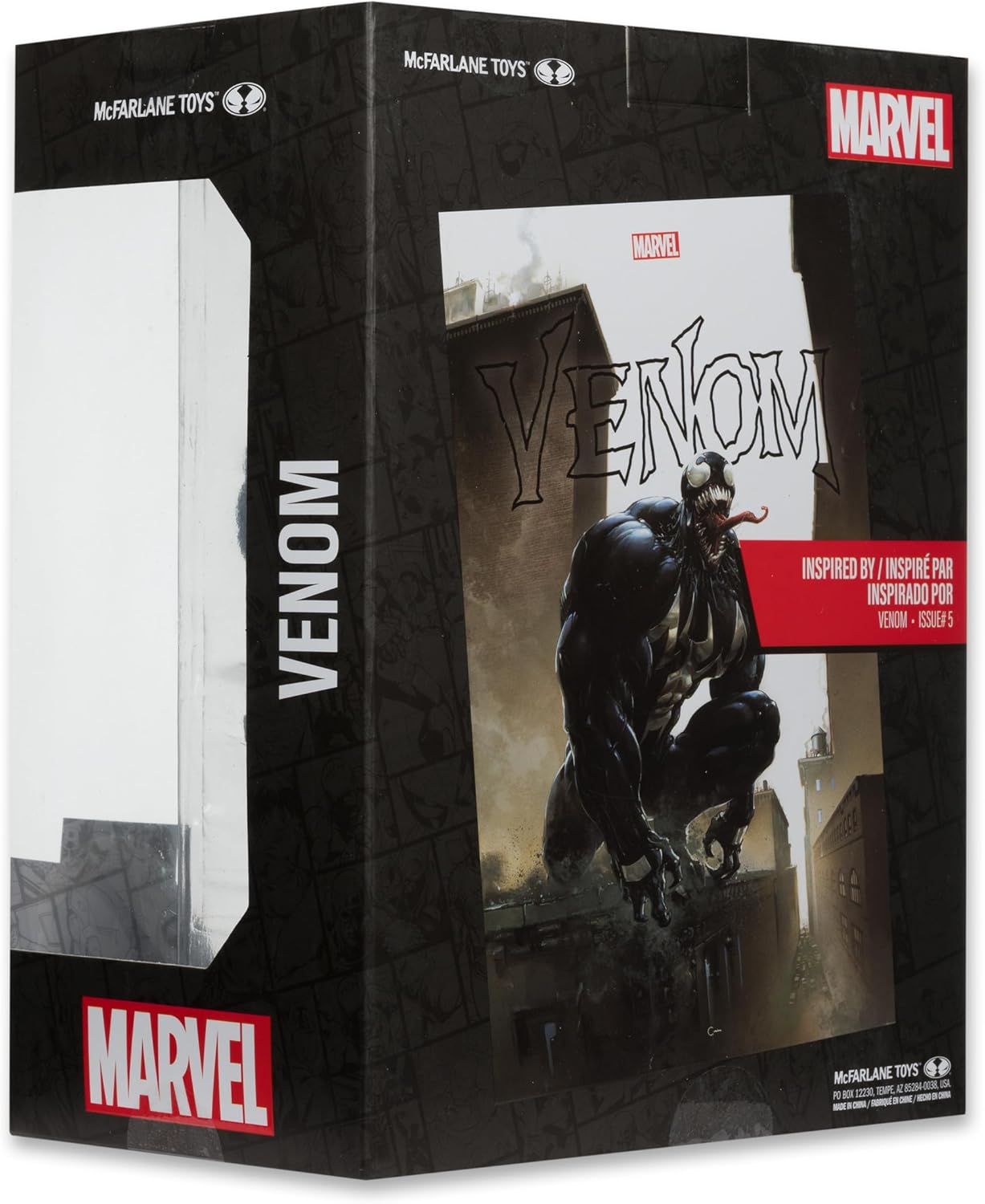 [Pre-Order] McFarlane Toys - Marvel Venom 1:6th Scale Collectible with Scene & Comic