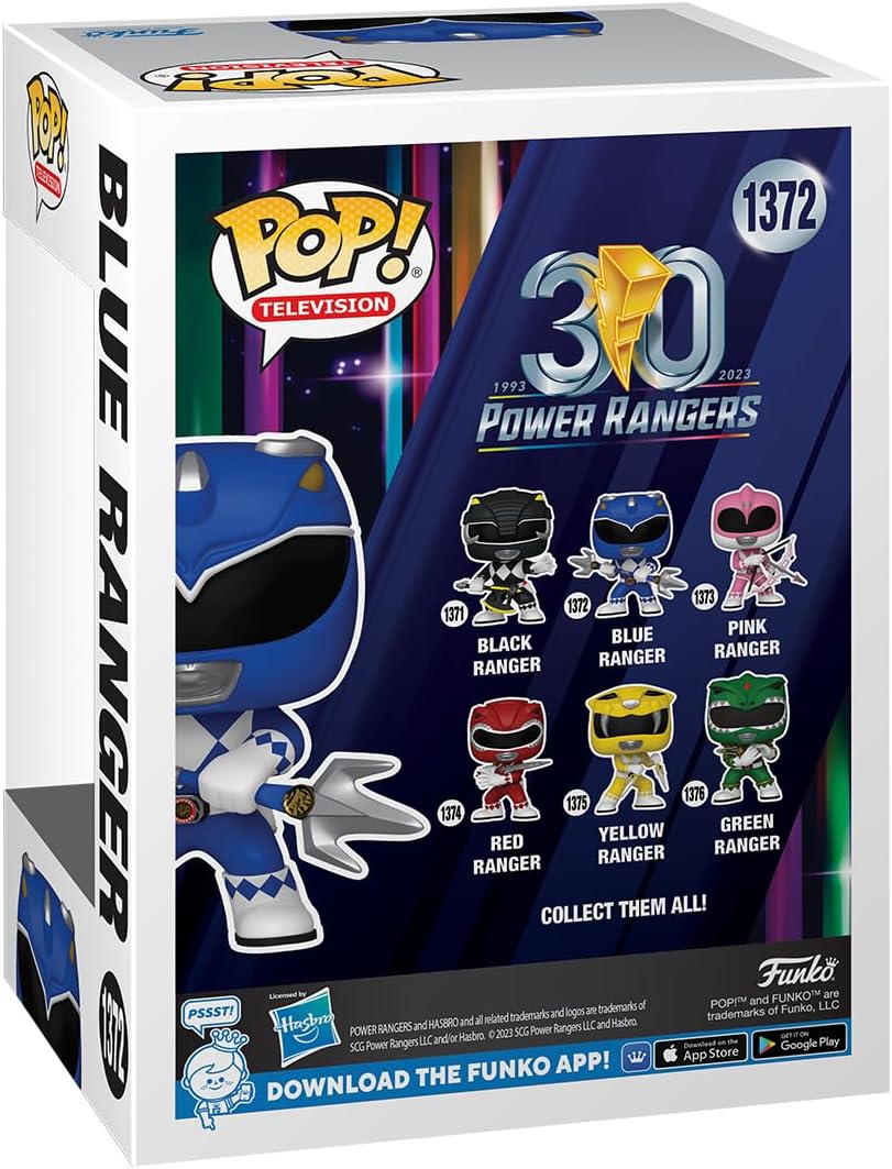 Funko POP! TV: Mighty Morphin Power Rangers 30th Anniversary - Blue Ranger