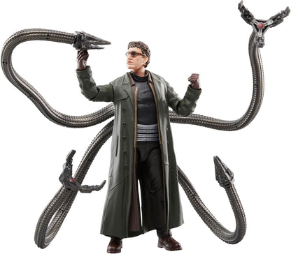 Marvel Legends Series Doc Ock, Spider-Man: No Way Home Collectible, Deluxe 6-Inch Action Figure, 4 Accessories, Ages 4 and Up