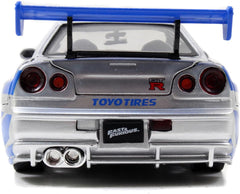 Jada Toys - Fast & Furious Brian’s 2002 Nissan Skyline R34 Die-cast Car