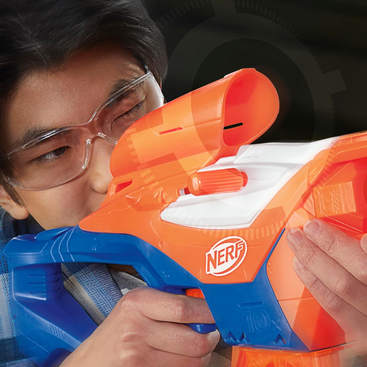 Nerf N Series Pinpoint Dart Blaster, 18 N1 Darts Compatible Only N Series Blasters, 10-Dart Clip, Blaster Gifts for Kids