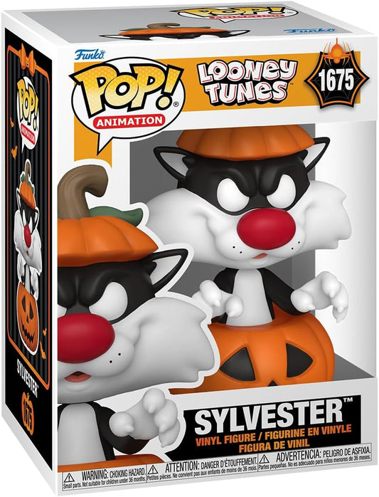 Funko POP! Animation: Looney Tunes - Sylvester Cat with Pumpkin
