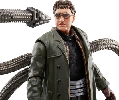 Marvel Legends Series Doc Ock, Spider-Man: No Way Home Collectible, Deluxe 6-Inch Action Figure, 4 Accessories, Ages 4 and Up