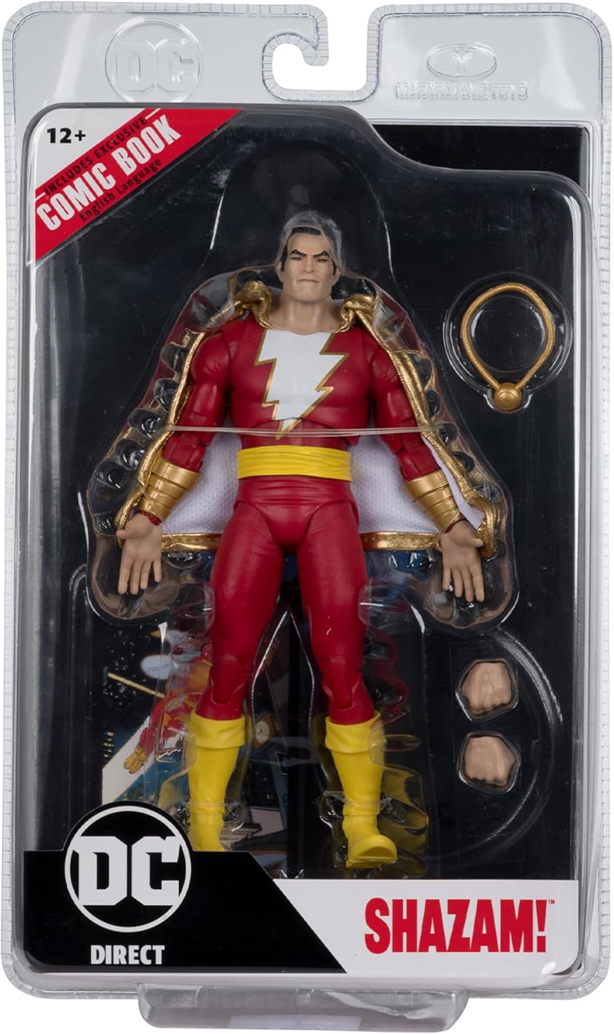 McFarlane Toys - DC Direct Page Punchers Shazam! (Dawn of DC) Action Figure with Comic