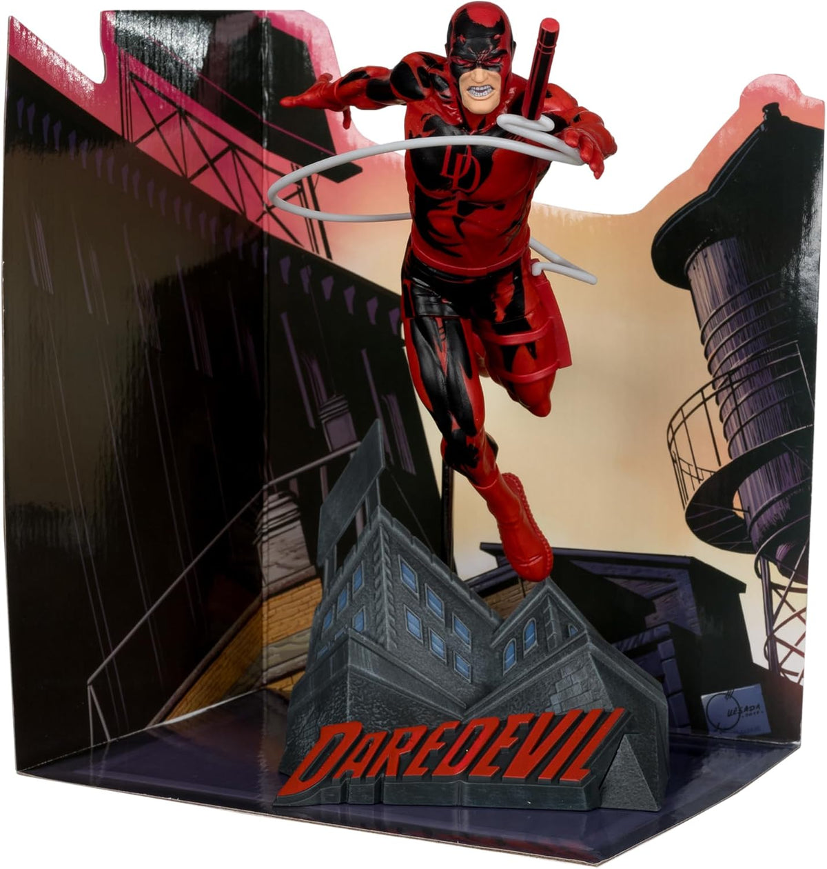 McFarlane Toys - Marvel Daredevil 1:10th Scale Collectible with Scene