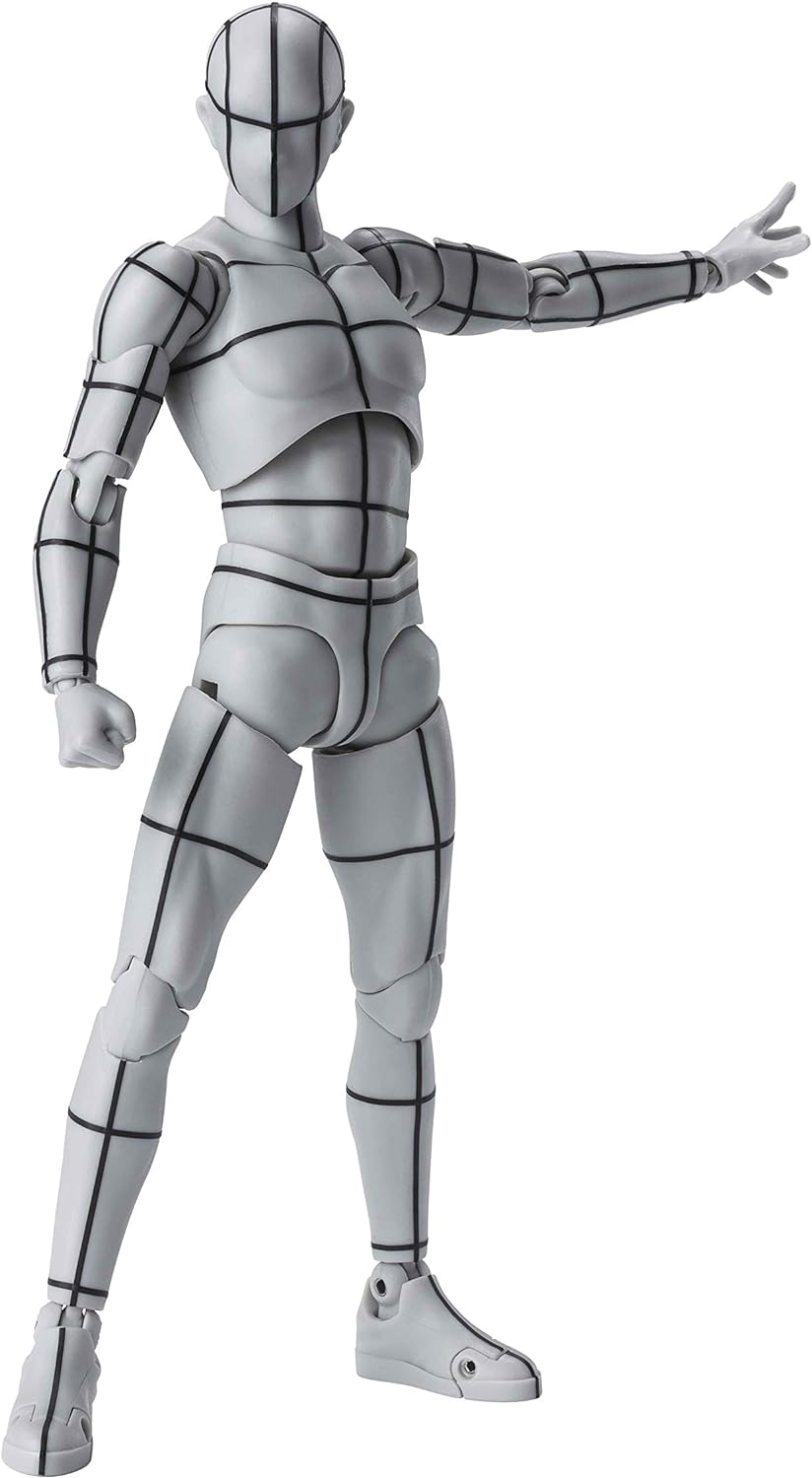 TAMASHII NATIONS - Body-kun Sports Edition Wire Frame Gray Color Version S.H.Figuarts Action Figure