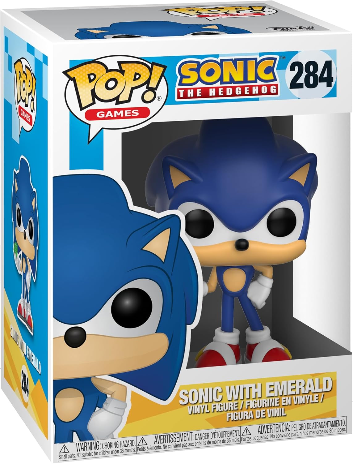 Funko Pop! Games: Sonic - Sonic with Emerald