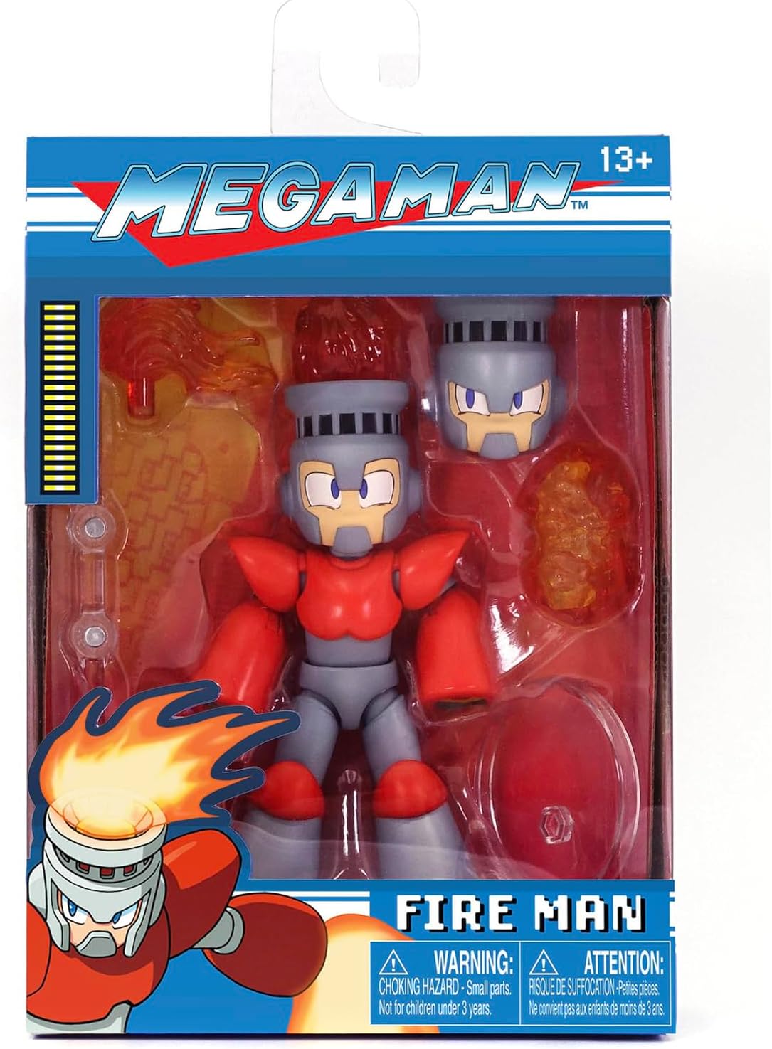 Jada Toys - Mega Man 4" Fire Man - 1:12 Scale Action Figure