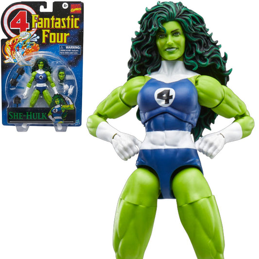 [Pre-Order] Marvel Legends Series Fantastic Four Retro She-Hulk 6-Inch Action Figure