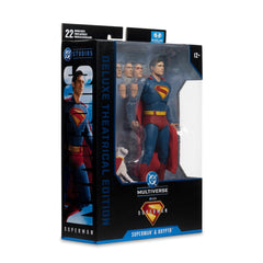 McFarlane Toys - DC Multiverse Theatrical Deluxe Superman Movie: Superman and Krypto 7-Inch Scale Action Figure