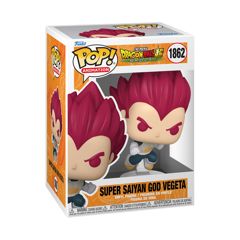 Dragon Ball Super: Broly Super Saiyan God Vegeta Funko Pop! Vinyl Figure