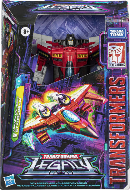 Transformers Toys Generations Legacy Voyager Armada Universe Starscream Action Figure - Kids Ages 8 and Up, 7-inch