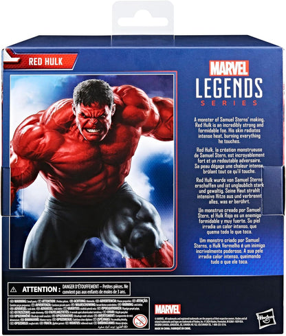 Marvel Legends Series Red Hulk, Captain America: Brave New World Collectible Deluxe 6 Inch Action Figure