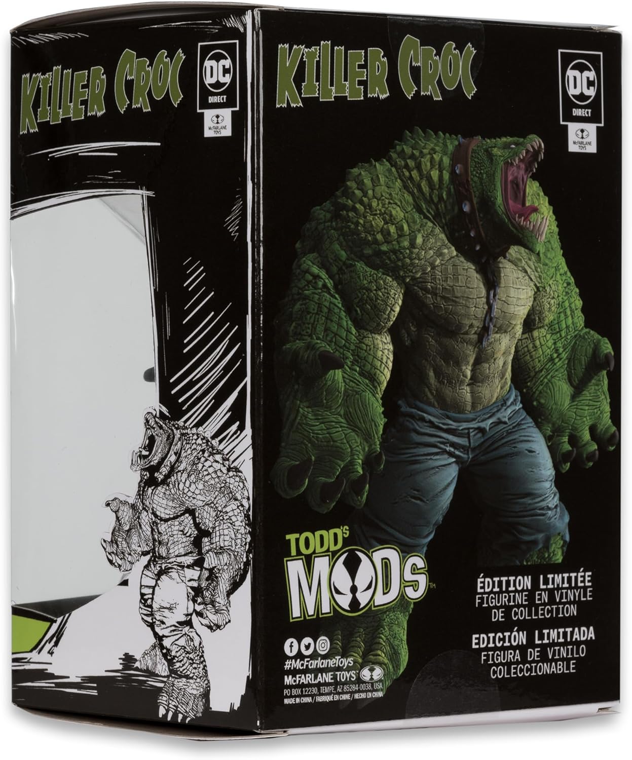 [Pre-Order] McFarlane Toys - DC Direct Killer Croc Limited Edition (Todd's Mods) 4.5in Scale Posed Figure