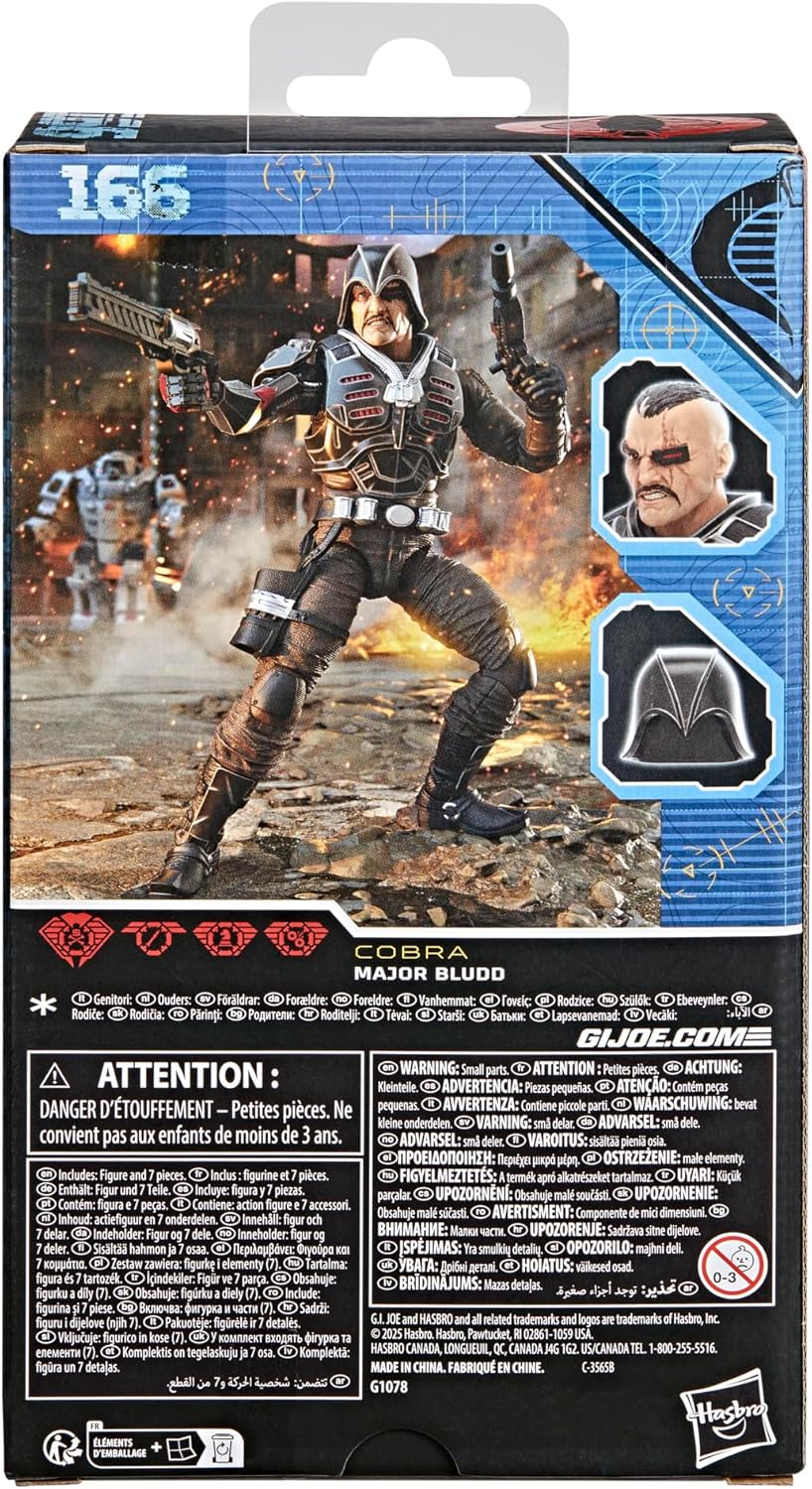 [Pre-Order] G.I. Joe Classified Series Major Bludd, Collectible 6 Inch Action Figure with 7 Accessories