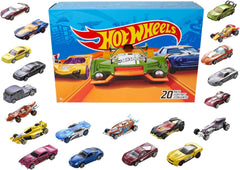 Hot Wheels Toy Cars & Trucks 20 Pack, Set of 20 1:64 Scale Vehicles for Play or Display, Instant Collection (Styles May Vary)