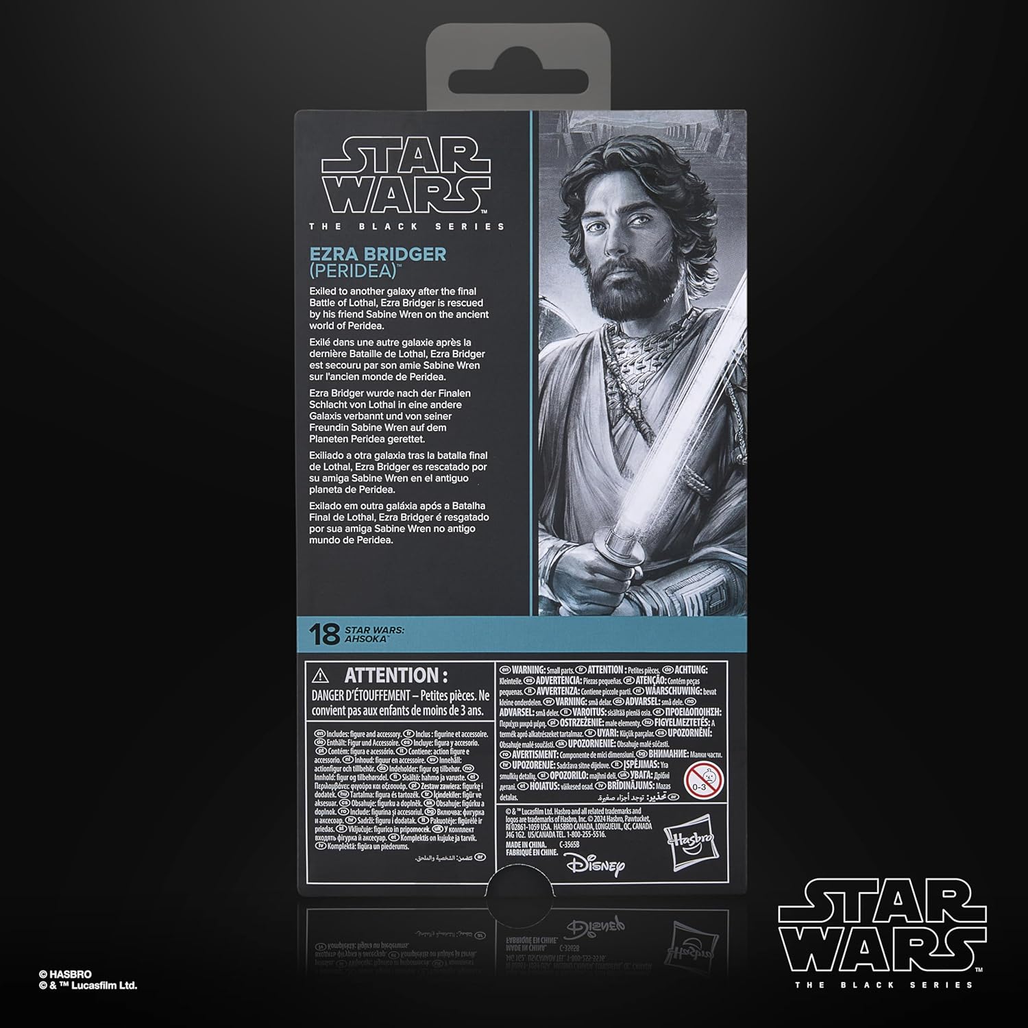 [Pre-Order] Star Wars The Black Series Ezra Bridger (Peridea), Ahsoka Premium Action Figure