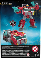 Transformers Age of The Primes Voyager Class Rescue Bot Heatwave, 7-inch Converting Action Figure, Robot Toys for Ages 8+