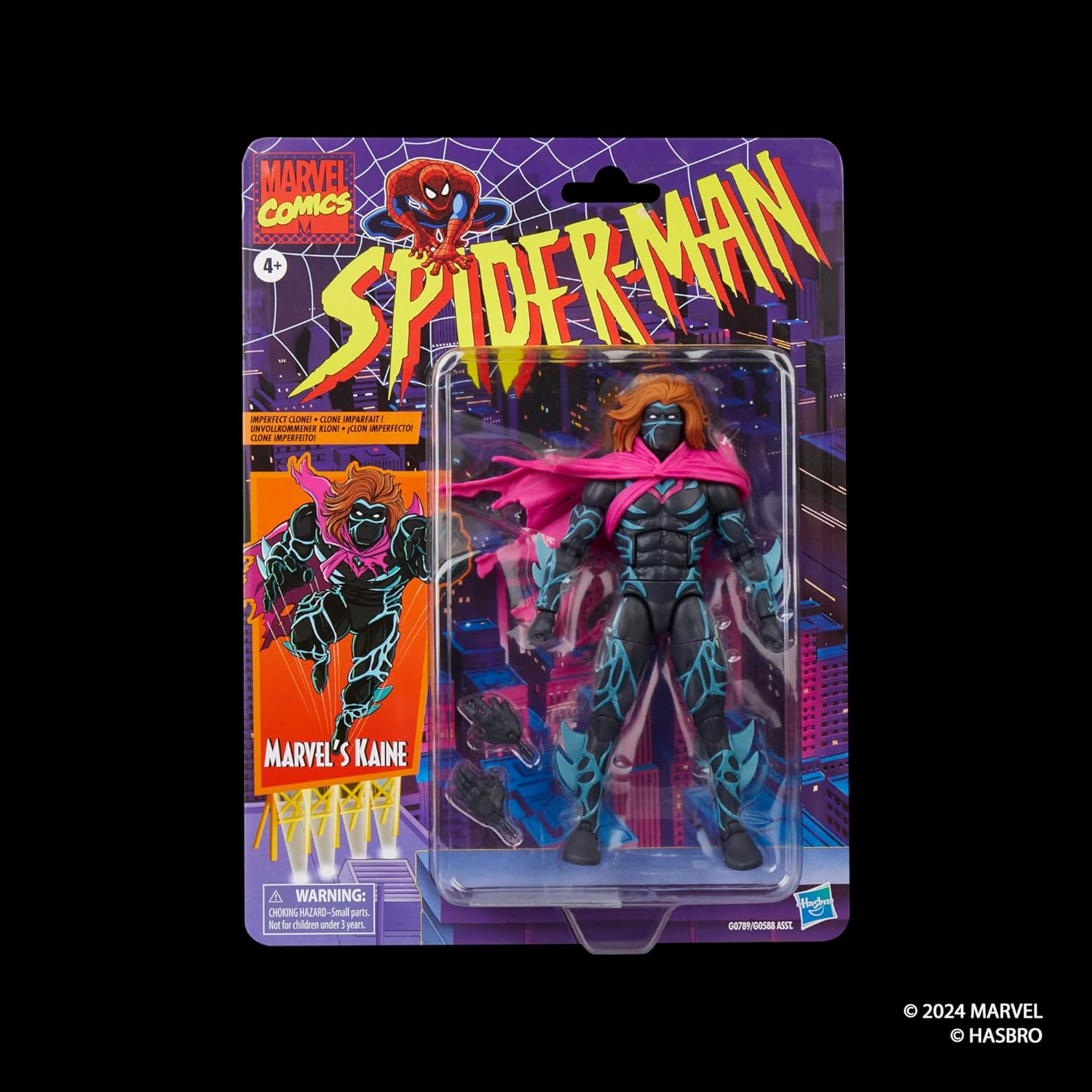 Marvel Legends Series Marvel's Kaine, Retro Comics Collectible 6-Inch Scale Action Figure