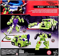 Transformers Studio Series The The Movie Constructicon Long Haul & Constructicon Hook, 6.5-inch Action Figures, Robot Toys for Ages 8+