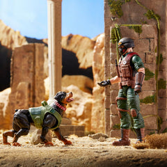 G.I. Joe Classified Series Mutt & Junkyard, Collectible 6-Inch Action Figure & Pet with 16 Accessories
