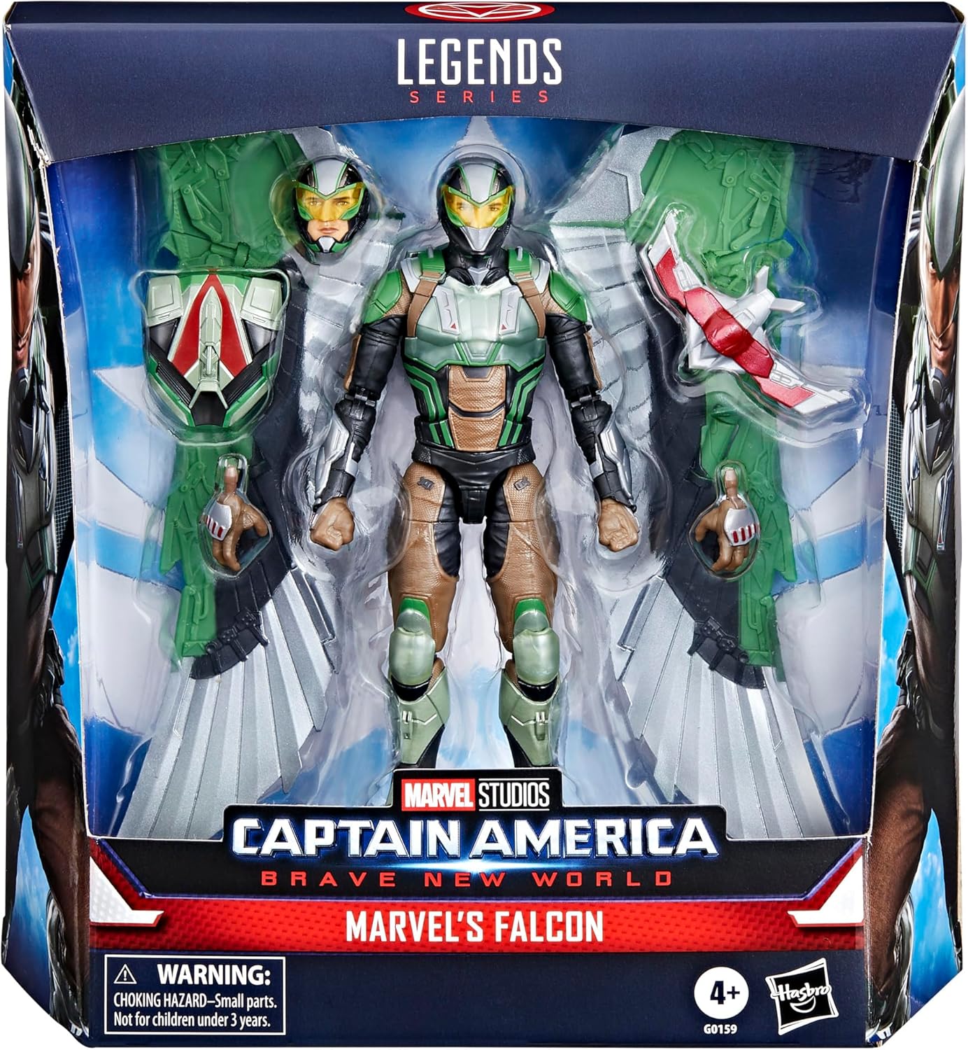 Marvel Legends Series Falcon, Captain America: Brave New World Collectible Deluxe 6 Inch Action Figure