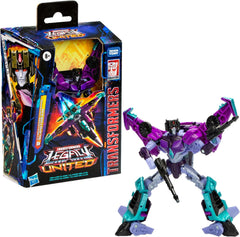 Transformers Legacy United Deluxe Class Cyberverse Universe Slipstream, 5.5-inch Converting Action Figure, 8+