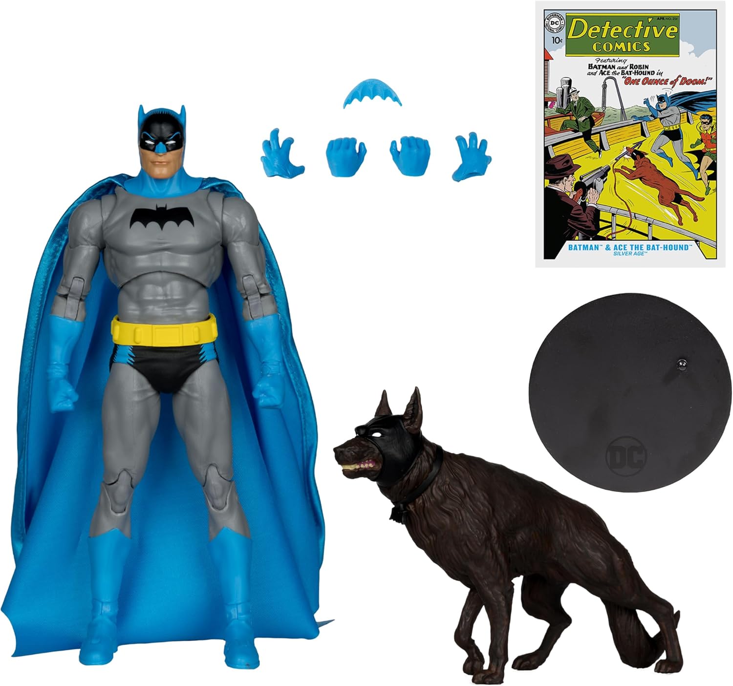 McFarlane Toys - DC Multiverse Batman & Ace The Bat-Hound (Silver Age) Action Figure