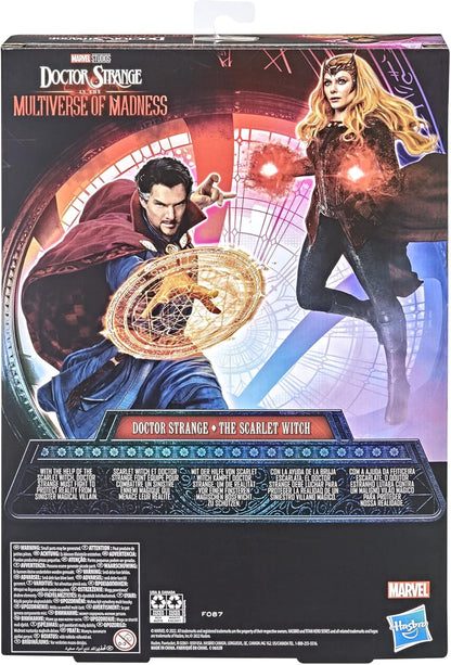 Marvel Avengers Titan Hero Series Doctor Strange in The Multiverse of Madness Toys, Doctor Strange The Scarlet Witch 12-Inch-Scale 2-Pack