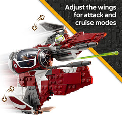 LEGO Star Wars: The Clone Wars Ahsoka's Jedi Interceptor Spaceship Building Toy