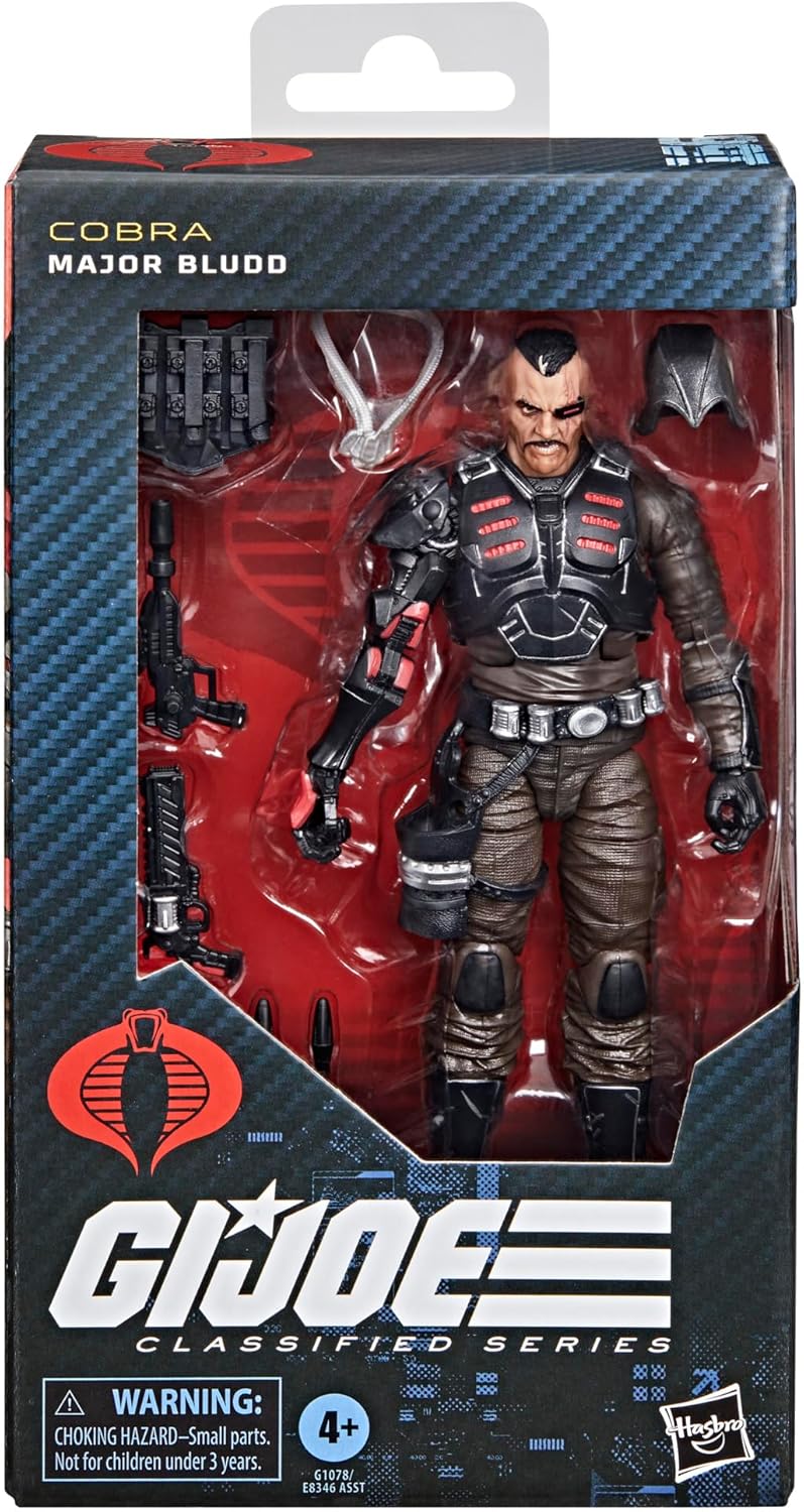 [Pre-Order] G.I. Joe Classified Series Major Bludd, Collectible 6 Inch Action Figure with 7 Accessories