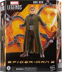 Marvel Legends Series Doc Ock, Spider-Man: No Way Home Collectible, Deluxe 6-Inch Action Figure, 4 Accessories, Ages 4 and Up