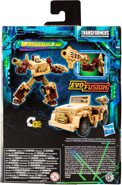 Transformers Toys Legacy Evolution Deluxe Class Detritus Toy, 5.5-inch, Action Figure for Boys and Girls Ages 8 and Up