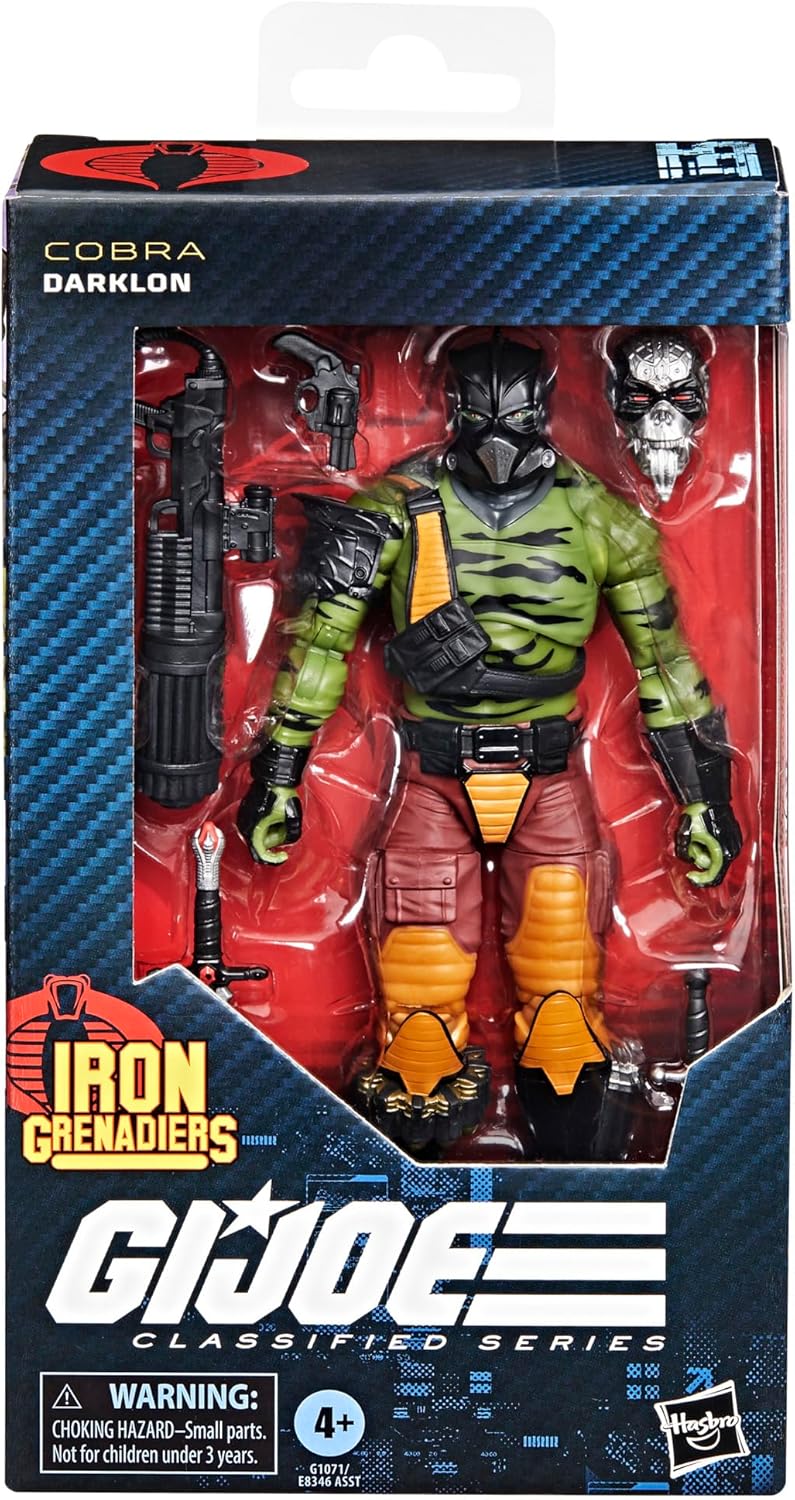 [Pre-Order] G.I. Joe Classified Series #155, Darklon Action Figure