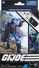 G.I. Joe Classified Series Jason Shockwave Faria, Collectible Action Figure, 105, 6-inch Action Figures for Boys & Girls, with 9 Accessory Pieces