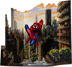 McFarlane Toys - Marvel Spider-Man 1:10th Scale Posed Figure with Scene
