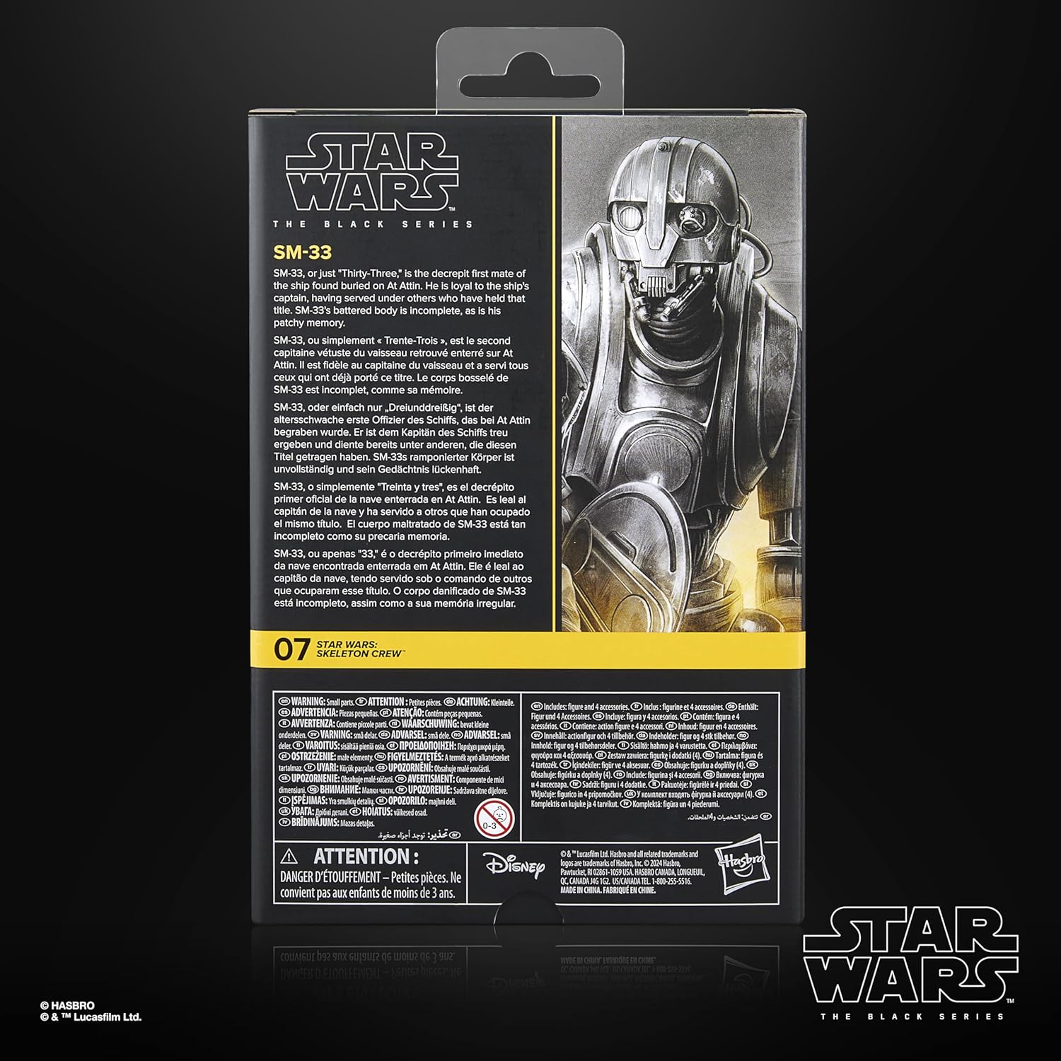 [Pre-Order] Star Wars The Black Series SM-33, Skeleton Crew Deluxe Action Figure