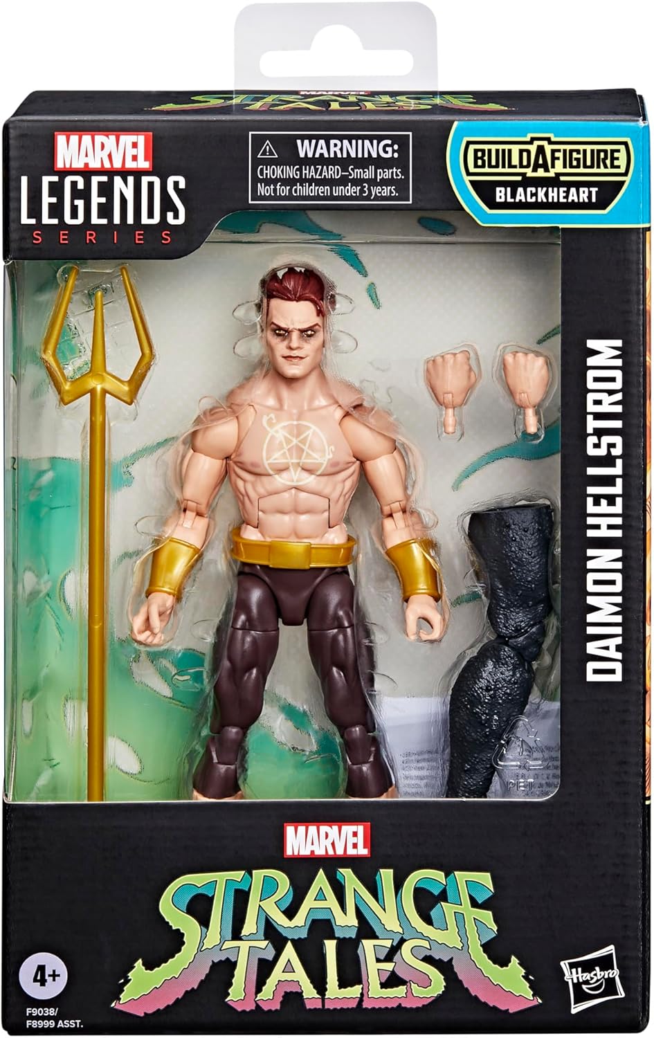 Marvel Legends Series Strange Tales Daimon Hellstrom, Comics Collectible 6-Inch Action Figure