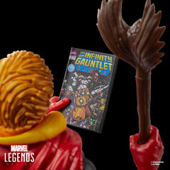 Marvel Legends Series Adam Warlock, Infinity Gauntlet Comics-Inspired Collectible 6-Inch Scale Action Figure with Character-Sized Comic Accessory