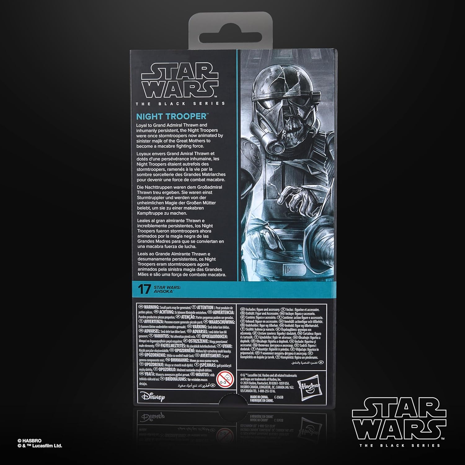 Star Wars The Black Series Night Trooper, Ahsoka Premium Action Figure