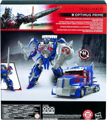 Transformers Toys Studio Series Leader Class Age of Extinction Optimus Prime, 8.5-inch Converting Action Figure