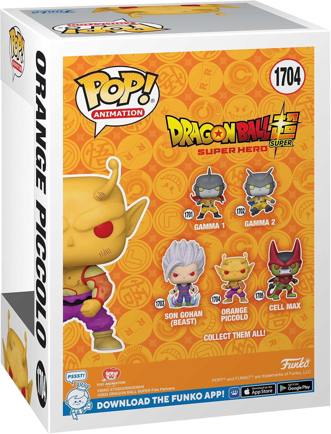 Funko Pop! Animation: Dragon Ball Super: Super Hero - Orange Piccolo
