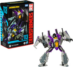 Transformers Toys Studio Series Voyager Bumblebee 113 Skywarp, 6.5-inch Converting Action Figure, 8+